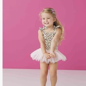Mud Pie Girls Baby Swimsuit & Tutu Set